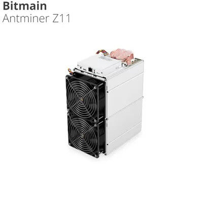 전원 공급 장치가 있는 1418W Antminer Z11 135k Equihash ZEC Asic 광부