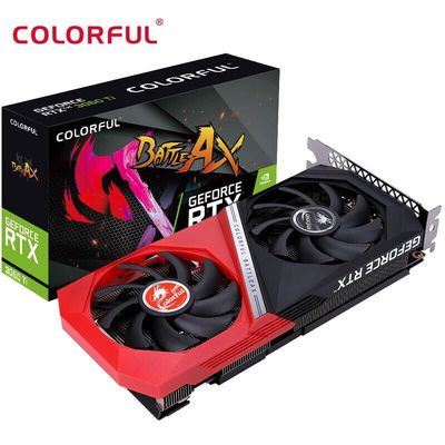 데스크탑 분리된 그래픽 카드 게포스스 RTX3060Ti 콤비 V2 LHR 빛 조금